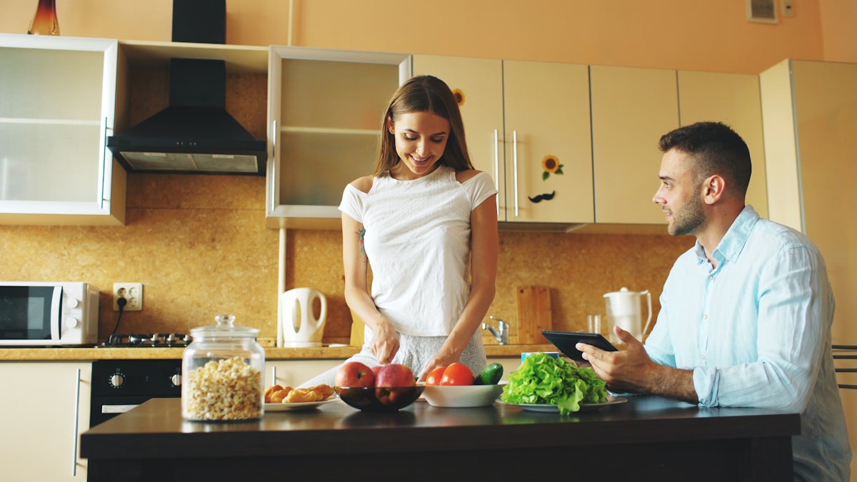 Healthy nutrition concept with balanced meals